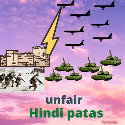 unfair in tagalog